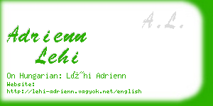 adrienn lehi business card